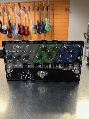 Radial Bassbone OD Bass Preamp 2 Channel w/Overdrive