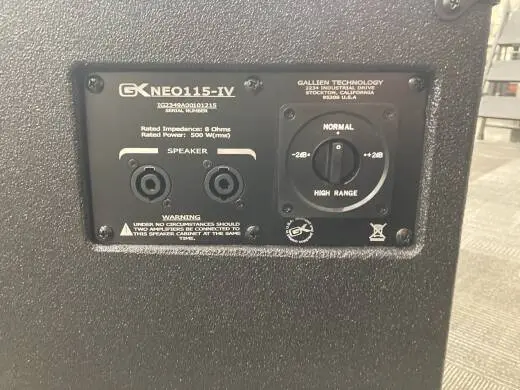 Gallien-Krueger NEO115-IV Bass Speaker Cabinet 2