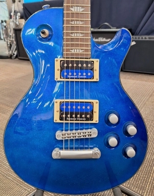 Charvel Desolation DS-1 - Blue Metallic Sparkle 2