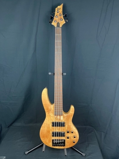 ESP LTS BASS 5 STRING SPALTED MAPLE NATURAL