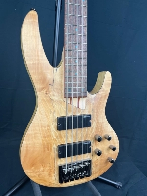 ESP LTS BASS 5 STRING SPALTED MAPLE NATURAL 2