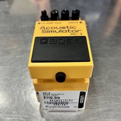 ギター boss ac-3 BOSS - AC-3 | Acoustic Simulator
