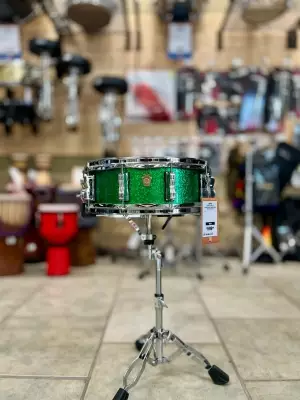 Ludwig Classic Maple Snare Drum - 5 x 14-inch - Green Sparkle