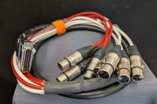 BRTB VDBXF-6 XLR F to DB25 Analog Breakout