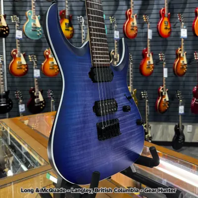 Ibanez RGA Electric Guitar - Blue Lagoon Burst Flat 2