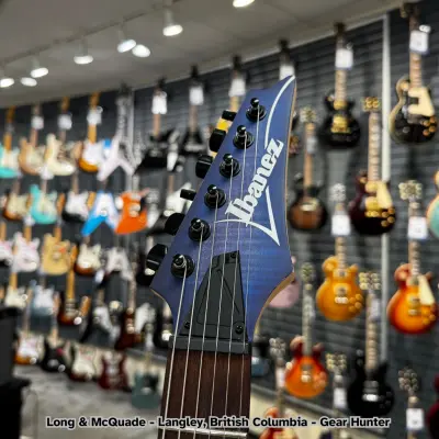 Ibanez RGA Electric Guitar - Blue Lagoon Burst Flat 2