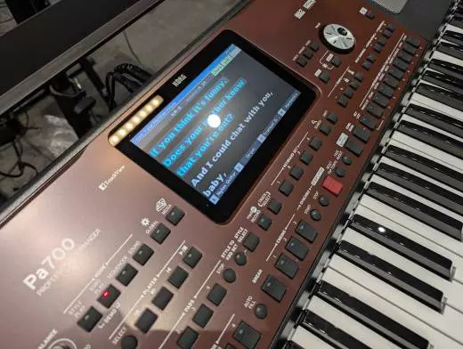 Korg PA700 Professional Arranger Keyboard w/accessories 2