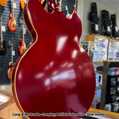 Epiphone 1962 ES-335 Reissue Electric Guitar with Hardshell Case - Sixties Cherry 2