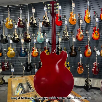 Epiphone 1962 ES-335 Reissue Electric Guitar with Hardshell Case - Sixties Cherry 2