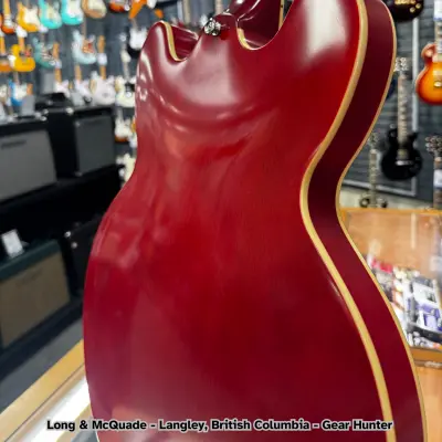 Epiphone 1962 ES-335 Reissue Electric Guitar with Hardshell Case - Sixties Cherry 2