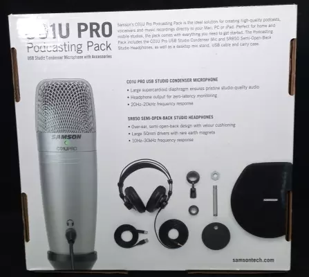Samson C01U Pro Pack Podcaster Kit 3