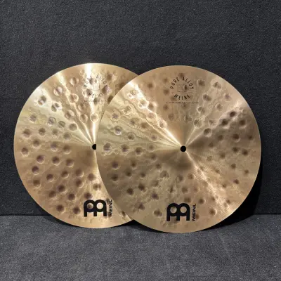 MEINL PURE ALLOY 15 INCH EXTRA HAMMERED HI HATS
