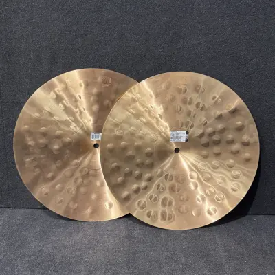 MEINL PURE ALLOY 15 INCH EXTRA HAMMERED HI HATS 2