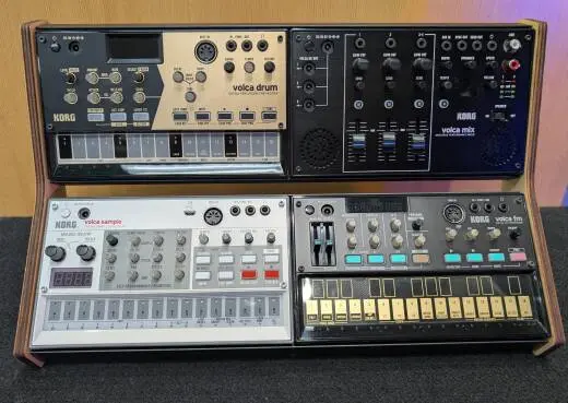 KORG VOLCA RACK 'DIGITAL' - MIX, FM, SAMPLE & DRUM