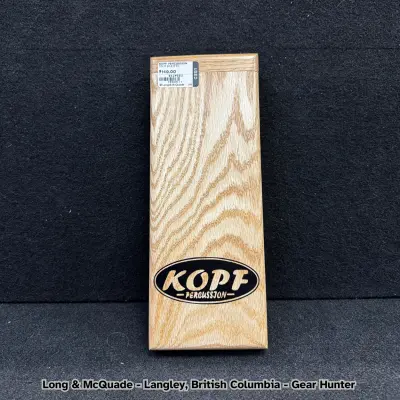Oak ToeKicker Acoustic Stompbox from Kopf Percussion