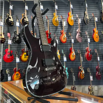 Schecter Hellraiser C-1 Electric Guitar - Black Cherry 2