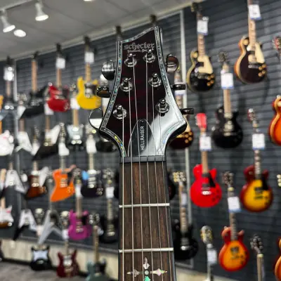 Schecter Hellraiser C-1 Electric Guitar - Black Cherry 2