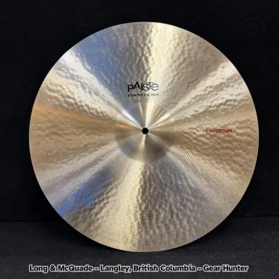PAISTE 20 INCH FORMULA 602 PAPER THIN CRASH
