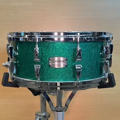 Yamaha - Absolute Maple Hybrid Snare - 14x6 - Jade Green Sparkle