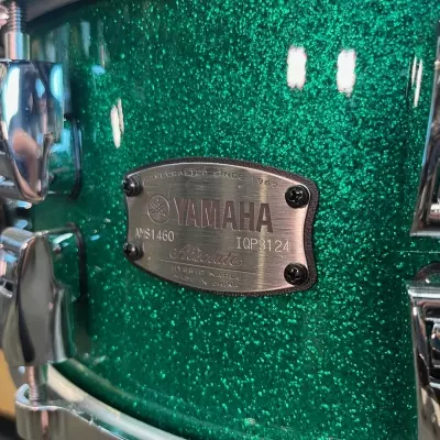 Yamaha - Absolute Maple Hybrid Snare - 14x6 - Jade Green Sparkle 2