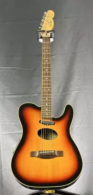 Fender - Telecoustic Deluxe 3-Tone Sunburst