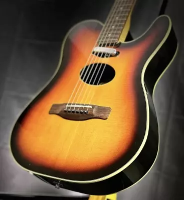 Fender - Telecoustic Deluxe 3-Tone Sunburst 2