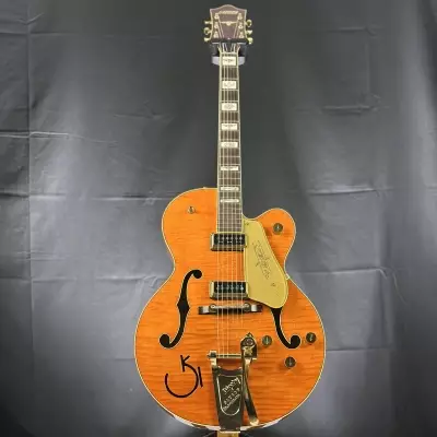 Gretsch Guitars - Vintage Select Edition 1955 Chet Atkins Hollow Body with Bigsby - Vintage Orange Stain, Lacquer