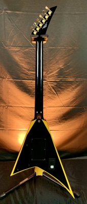 Jackson X Series Rhoads RRX24 - Black with Yellow Bevels 2