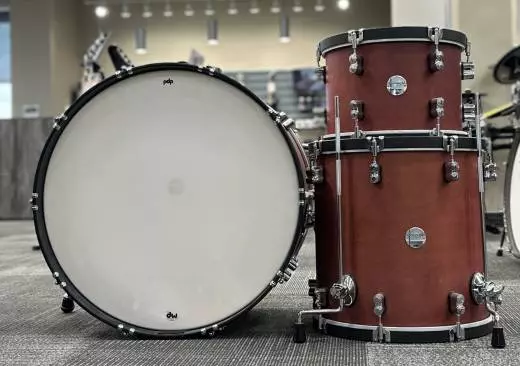 Pacific Drums - Concept Maple Classic 3-Piece Shell Pack (24,13,16) - Ox Blood with Ebony Hoops