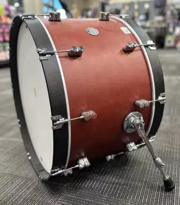 Pacific Drums - Concept Maple Classic 3-Piece Shell Pack (24,13,16) - Ox Blood with Ebony Hoops 2