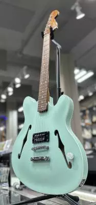 Store Special Product - Fender - Tom DeLonge Starcaster, Rosewood Fingerboard, Chrome Hardware - Satin Surf Green