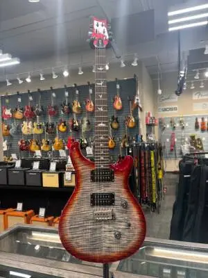 PRS Guitars SE Custom 24 Electric Guitar with Gigbag - Charcoal Cherry Burst