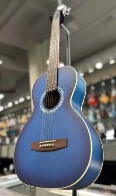 Art & Lutherie - Wild Cherry Blue Parlor Guitar