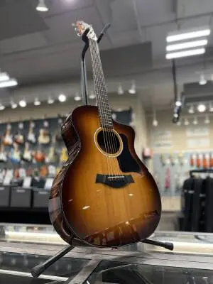 Taylor Guitars - 214ce-K SB Plus Grand Auditorium Koa/Spruce Acoustic/Electric Guitar with Case - Shaded Edge Burst