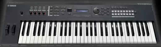 Yamaha - MX BK/BU Series 61-Key Synthesizer (128 Polyphony) - Black