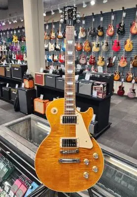 Store Special Product - Gibson - Les Paul Standard 60s Figured Top - Honey Amber