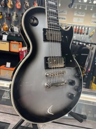 Epiphone - Les Paul Custom Electric Guitar - Silver Burst 2