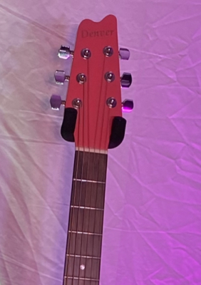 Denver Acoustic Guitar - Folk Style - Pink 2