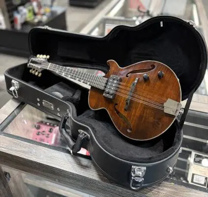 Eastman Guitars - El Rey Mandolin - Solid Maple Top w/Electronics and Case 2
