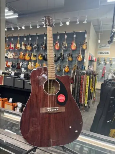 Fender - CD-60SCE Dreadnought, Walnut Fingerboard - All-Mahogany
