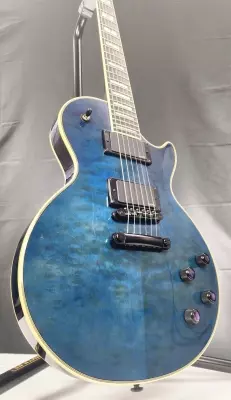 Epiphone - Prophecy Les Paul Custom Plus Ex w/Case - Saphire 2
