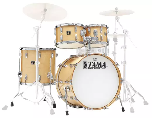 Store Special Product - Tama - 50th Anniversary Limited Edition Superstar Reissue 4-Piece Shell Pack (22,10,12,16) - Super Maple