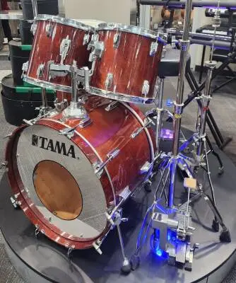 Tama Superstar 1980's Super Mahogany - Vintage Drum Kit w/ Hardware & Cases 2