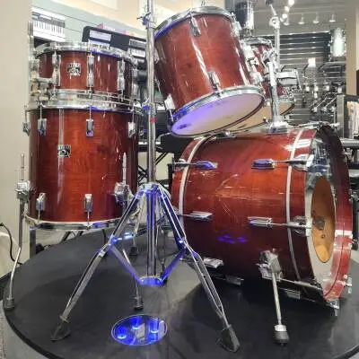 Tama Superstar 1980's Super Mahogany - Vintage Drum Kit w/ Hardware & Cases 2