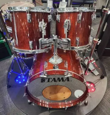 Tama Superstar 1980's Super Mahogany - Vintage Drum Kit w/ Hardware & Cases 2
