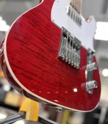 Squier - Affinity Series Telecaster FMT SH, Laurel Fingerboard - Crimson Red Transparent 2