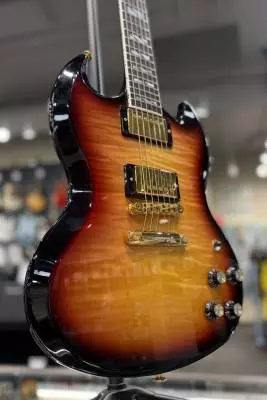 Gibson - SG Supreme Electric Guitar with Hardshell Case - Fireburst 2