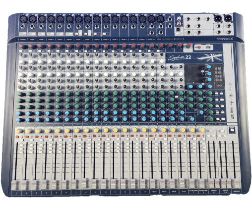 Soundcraft - 22 Channel Analog Mixer with Lexicon Effects and USB