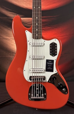 Store Special Product - Fender - Vintera II 60s Bass VI - Fiesta Red with Gig Bag