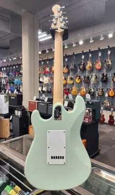 Sterling by Music Man - Cutlass Short Scale HS Electric Guitar - Mint Green 2
